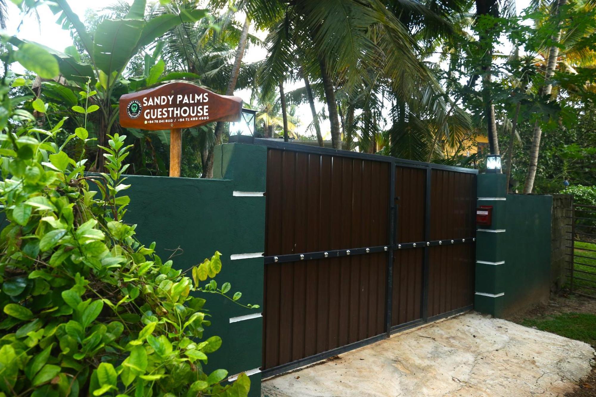 Sandy Palms Guesthouse Hikkaduwa Esterno foto